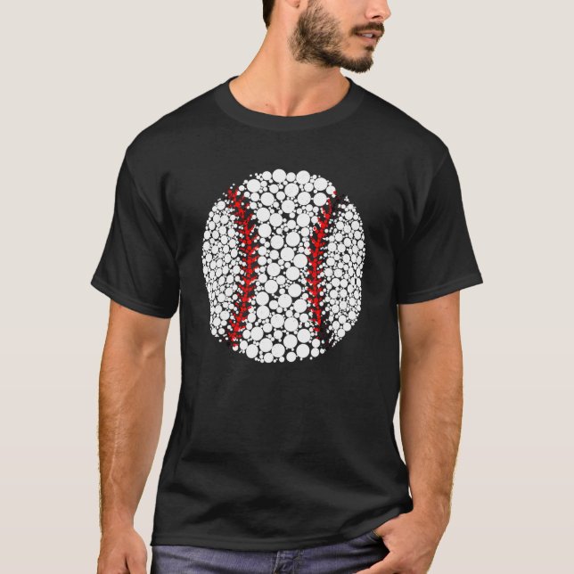T-shirt Dot Day Baseball Lover International Dot Day Polka (Devant)