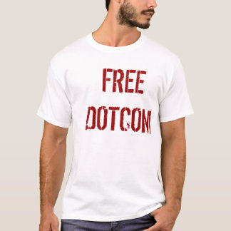 T-shirt Dotcom libre