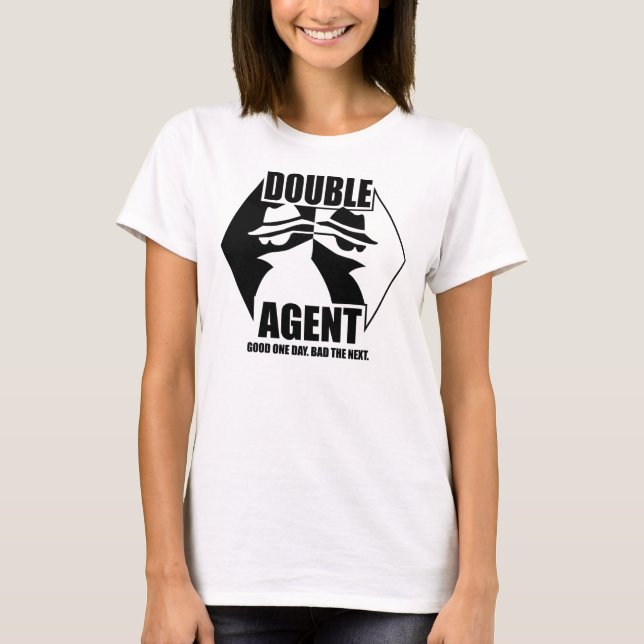 T-shirt Double agent (Devant)