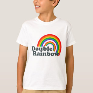 T-shirt Double arc-en-ciel