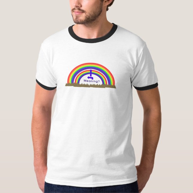 T-shirt Double arc-en-ciel (Devant)