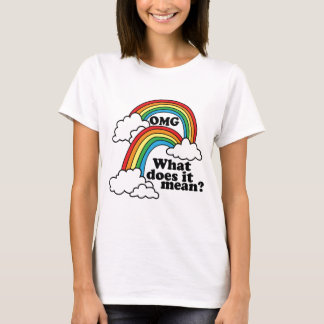 T-shirt Double arc-en-ciel
