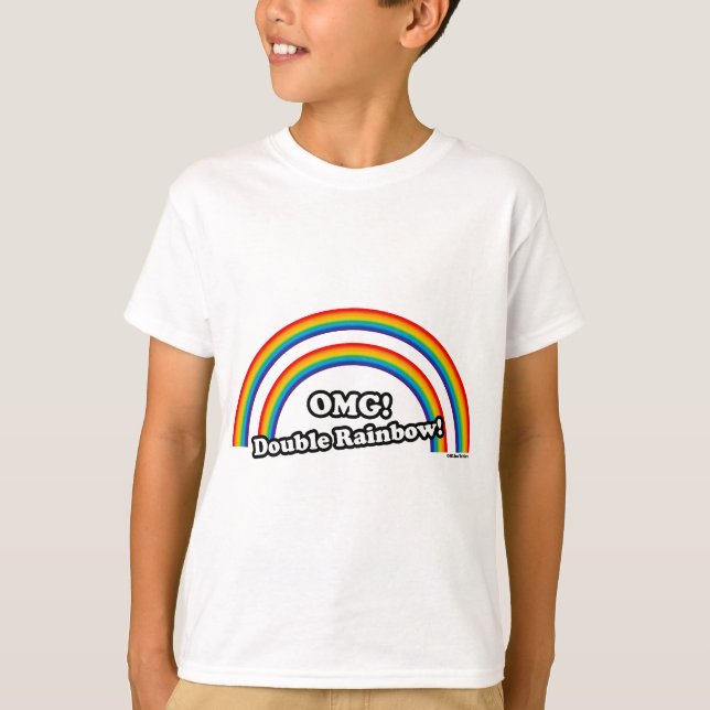 T-shirt Double arc-en-ciel (Devant)