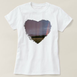 T-shirt Double arc-en-ciel