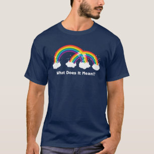 T-shirt Double arc-en-ciel ! Complètement dessus !