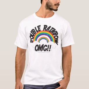 T-SHIRT DOUBLE ARC-EN-CIEL OMG