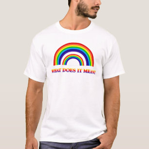 T-shirt Double arc-en-ciel. Que signifie-t-il ?