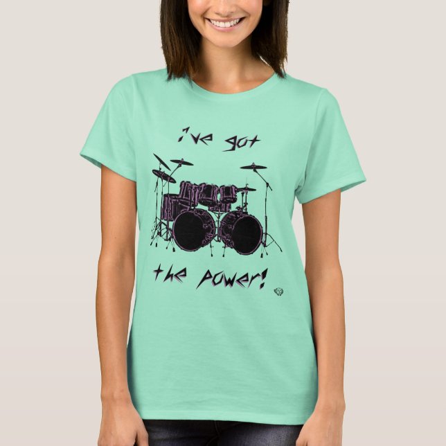 T-shirt Double Bass Drum Power! (Devant)