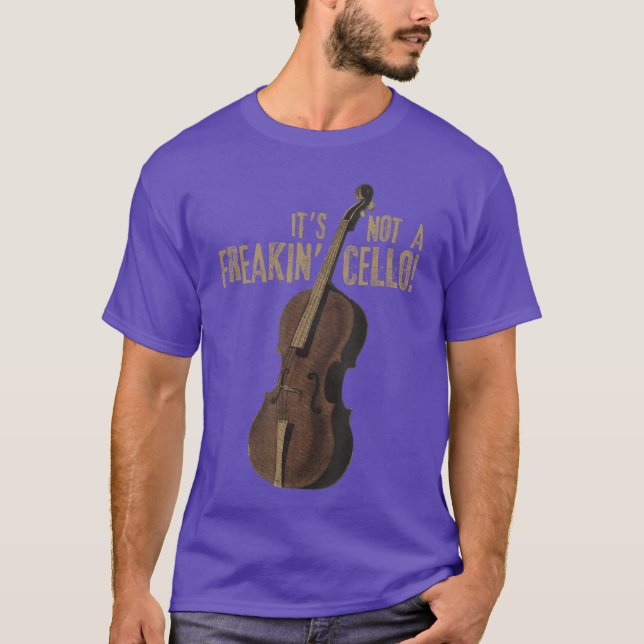 T-shirt Double Bass Funny Jazz Instruments Music friend gi (Devant)