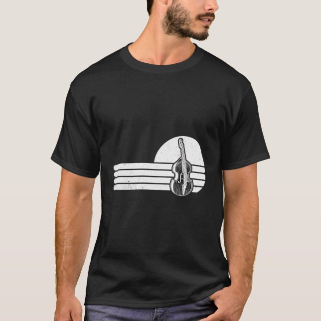 T-shirt Double basse de l'instrument à double aile (Devant)