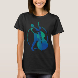 T-shirt Double basse Double bassiste Idée de vol 1