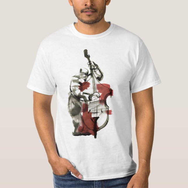 T-shirt Double bassiste (Devant)