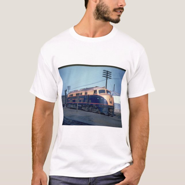 T-shirt Double cabine #2001, 1940 ' _Trains de CNJ Baldwin (Devant)
