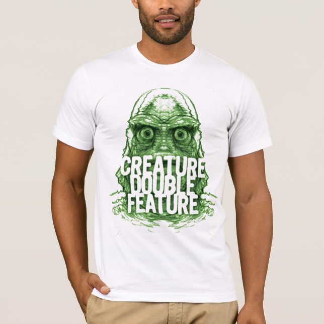 T-shirt Double caractéristique de créature (Devant)