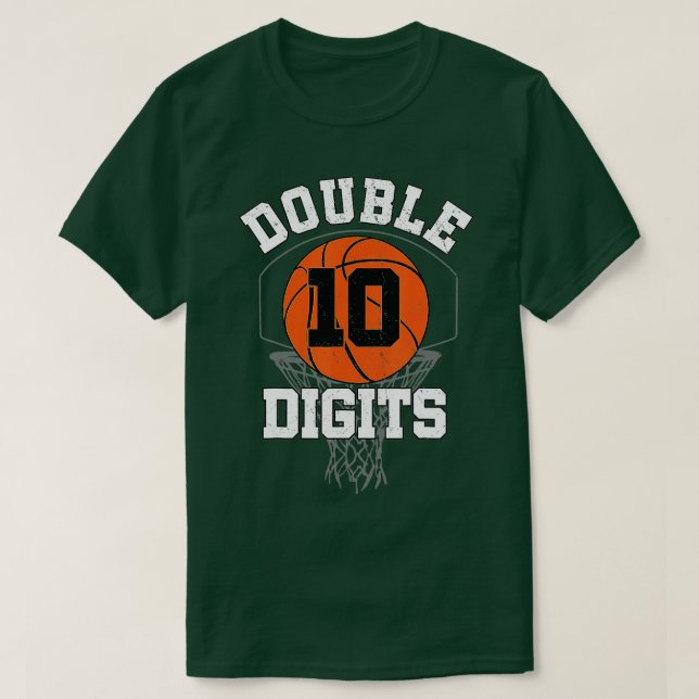 T-shirt Double chiffres Décorations d'anniversaire garçon  (Design devant)
