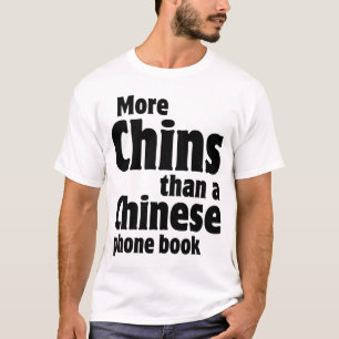 T-shirt Double Chin - plus de mentons qu'un annuaire