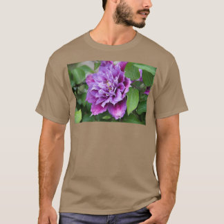 T-shirt Double clematis violet et rose fleur d'escalade 8