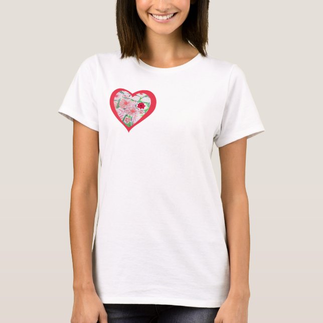 T-shirt double coeur (Devant)