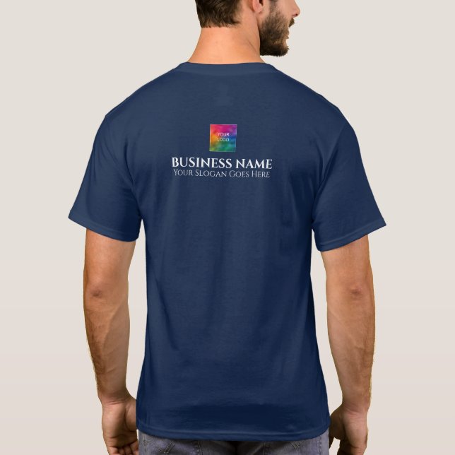 T-shirt Double Côté Ajouter Télécharger Business Company L (Dos)