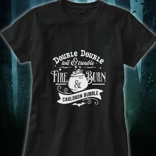 T-shirt Double double huile et problème Chemise Halloween
