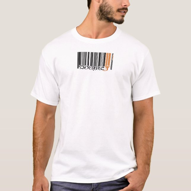 T-shirt Double-f barre des prix (Devant)
