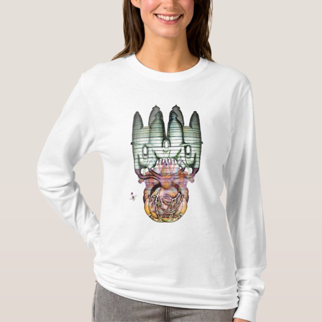 T-shirt double fort de coeur (Devant)