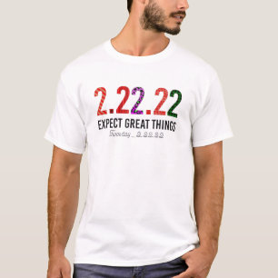 T-shirt Double JOUR Tuesday February 22Nd 2022 Funny 2/22/