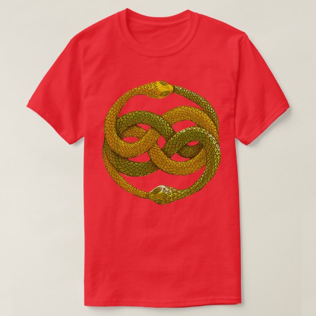 T-shirt Double Ouroboros Auryn (Design devant)