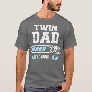 T-shirt Double papa 2022 chargement pour faire-part de gro