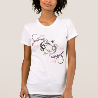 T-shirt Double pièce en t de dragon