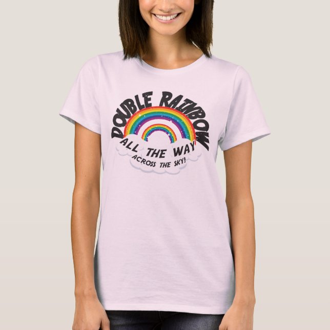 T-shirt DOUBLE PLANCHER tout le chemin (Devant)