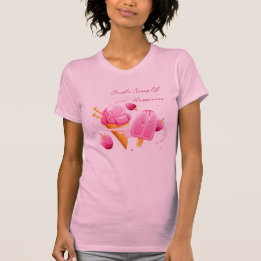 T-shirt Double scoop du bonheur