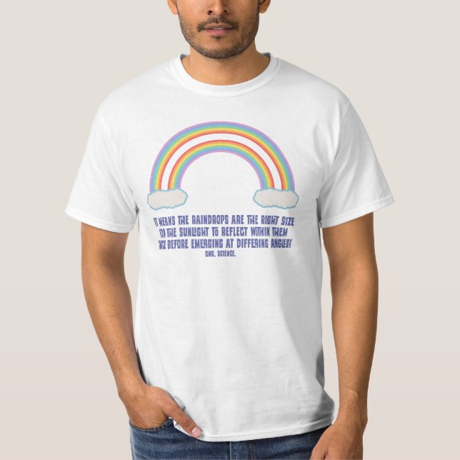 T-shirt Double signification d'arc-en-ciel (Devant)