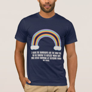 T-shirt Double signification d'arc-en-ciel