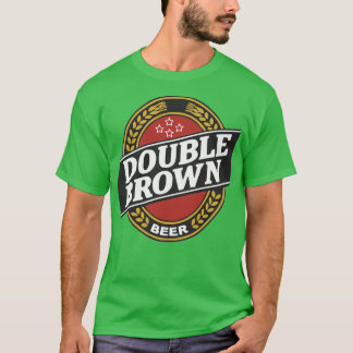 T-shirt Double T Brown