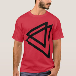 T-shirt Double Triangle minimaliste