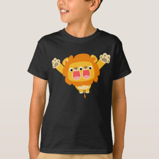 T-shirt Double Trouble mignon dessin animé lion enfants t-