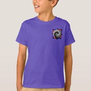 T-shirt Double Yin Yang Spiral par Kenneth Yoncich