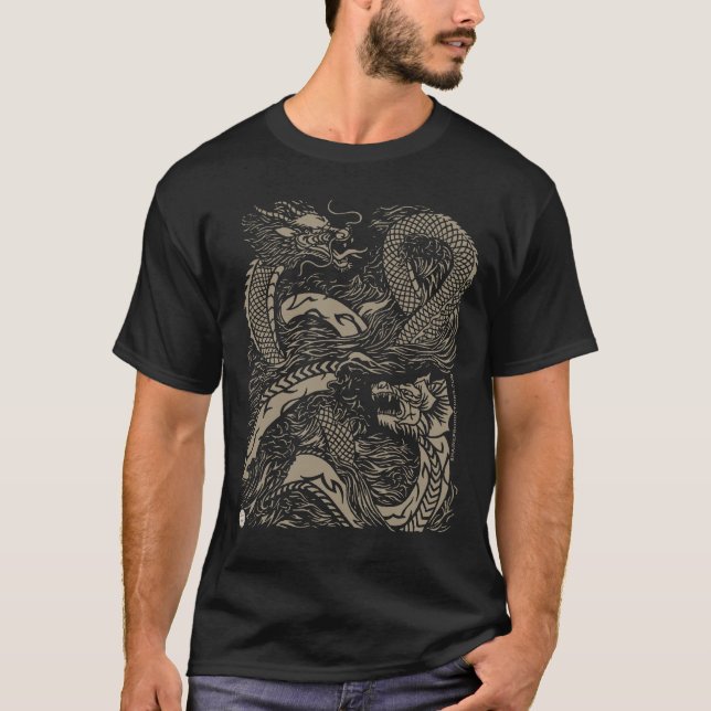 T-shirt Doubles dragons (Devant)