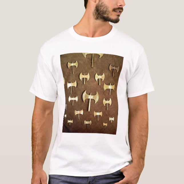 T-shirt Doubles haches miniatures (Devant)