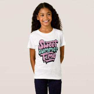 T-Shirt Douce Arrière-Saison d'Été