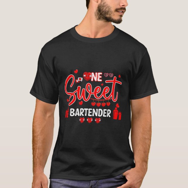 T-shirt Douce Byrtender Saint-Valentin Cœurs Fier Travail  (Devant)