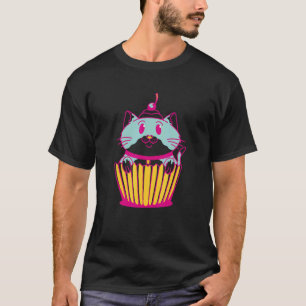 T-shirt Douce Chat Muffin Cupcake
