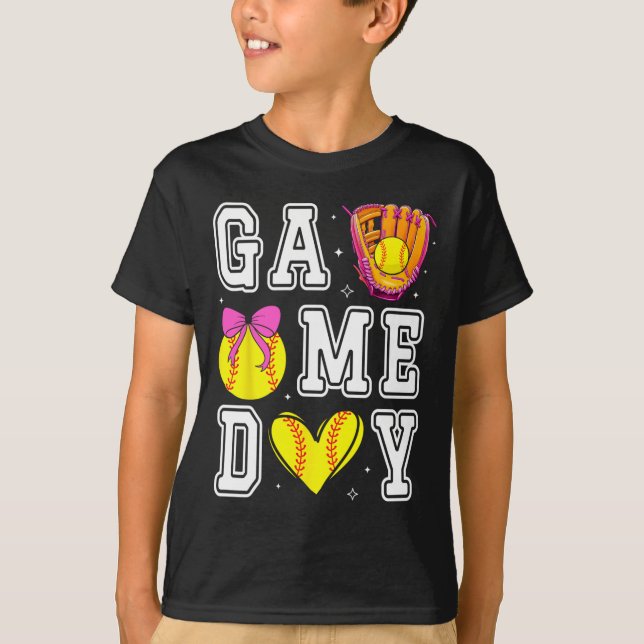 T-shirt Douce Coquette Arc Douce Maman Jour de Match Douce (Devant)