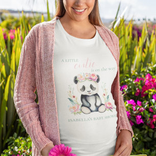 T-shirt Douce Fête de Naissance de Bébé Panda au milieu de