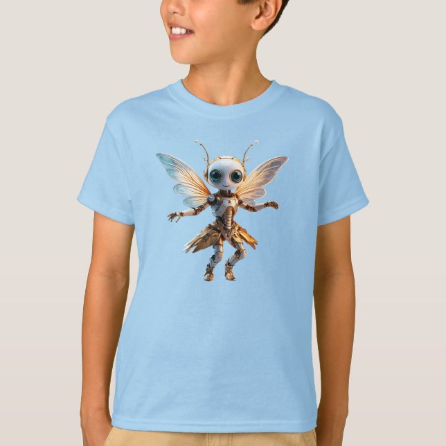 T-shirt Douce Fille Fourmi Robot Lutine Danseuse (Devant)