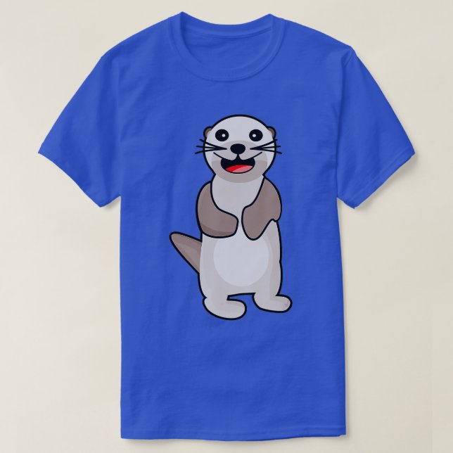 T-shirt Douce loutre mignonne (Design devant)