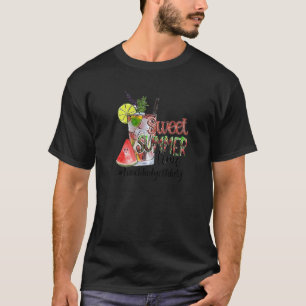 T-shirt Douce période estivale Dernier jour de l'école Dam
