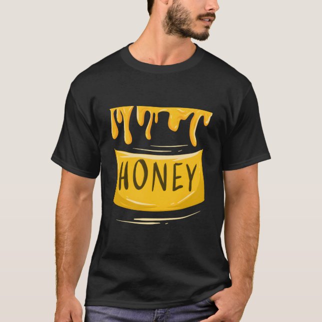 T-shirt Douce Pot de Miel Paresseux Diy Halloween (Devant)