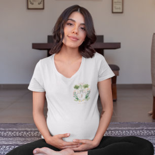 T-shirt Douce Rétro Palm Springs Baby Shower   Future Mama